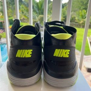 Nike Lime Green High Top used light wear and tear no box must go size 10 men
